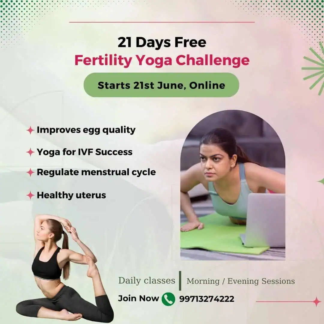 21 Days Free Fertility Yoga Challenge 21 Days Free Fertility Yoga Challenge