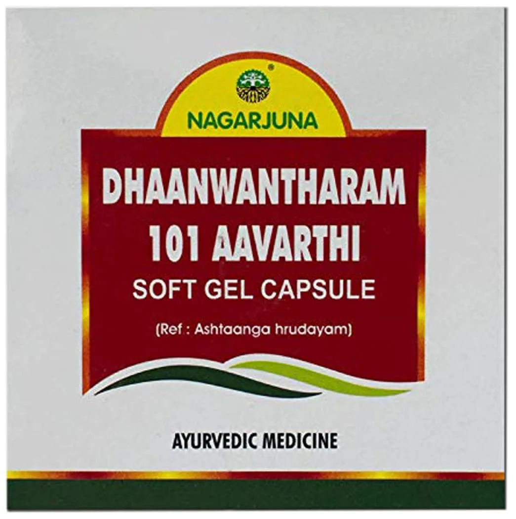 NAGARJUNA Dhaanwantharam 101 Avarthi, Soft Gel Capsule, 100 count